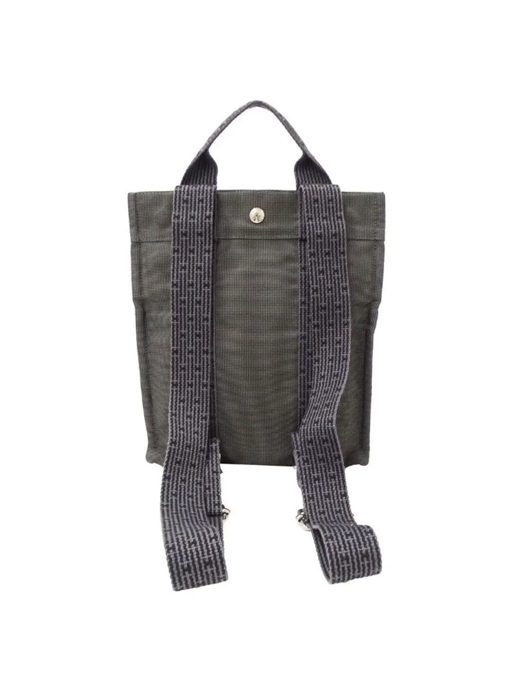 Hermes Her Line a Dos PM Backpack Canvas Gray Going Out Everyday